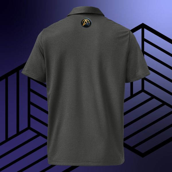 adidas space-dyed polo