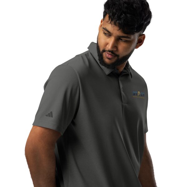 adidas space-dyed polo